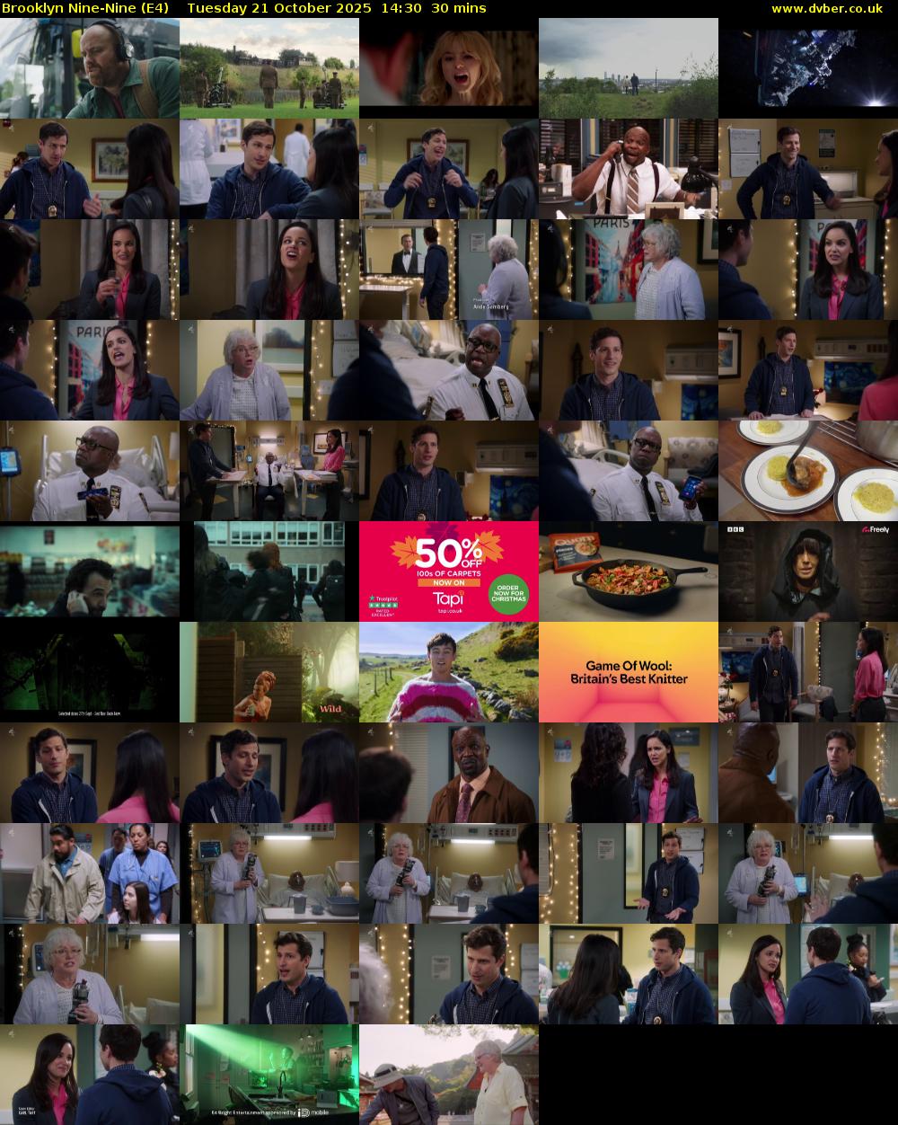 Brooklyn Nine-Nine (E4) Tuesday 21 October 2025 14:30 - 15:00
