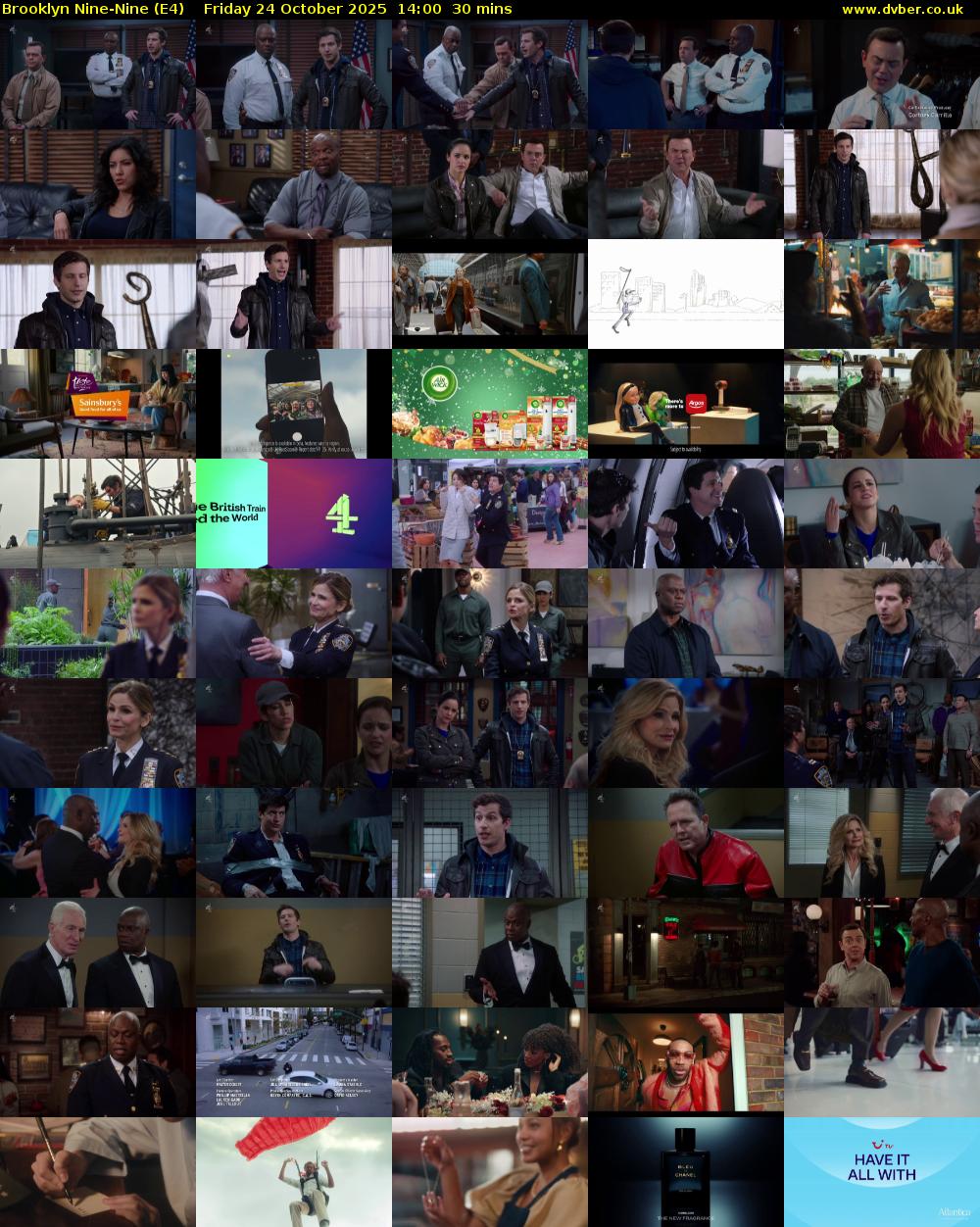 Brooklyn Nine-Nine (E4) Friday 24 October 2025 14:00 - 14:30