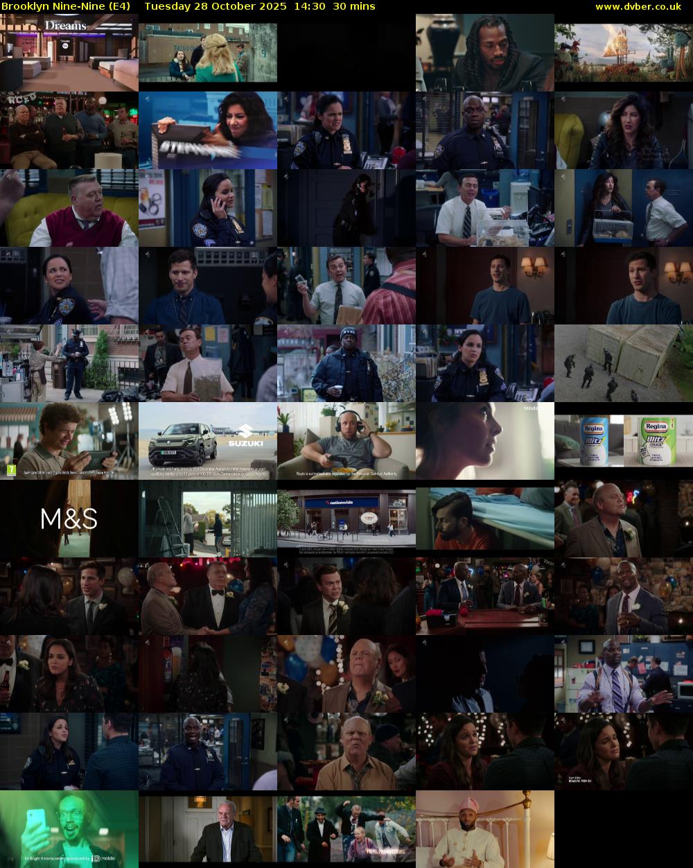 Brooklyn Nine-Nine (E4) Tuesday 28 October 2025 14:30 - 15:00