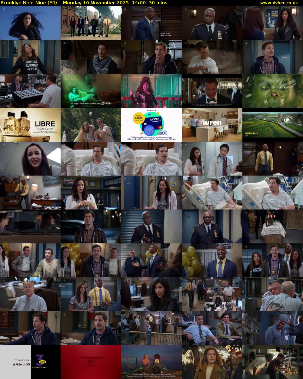 Brooklyn Nine-Nine (E4) Monday 10 November 2025 14:00 - 14:30