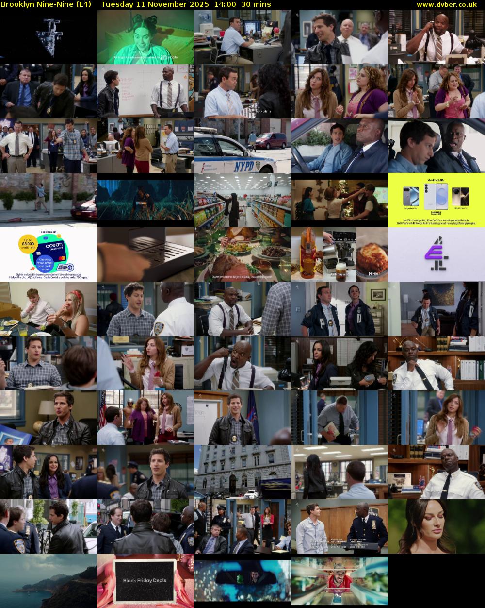 Brooklyn Nine-Nine (E4) Tuesday 11 November 2025 14:00 - 14:30