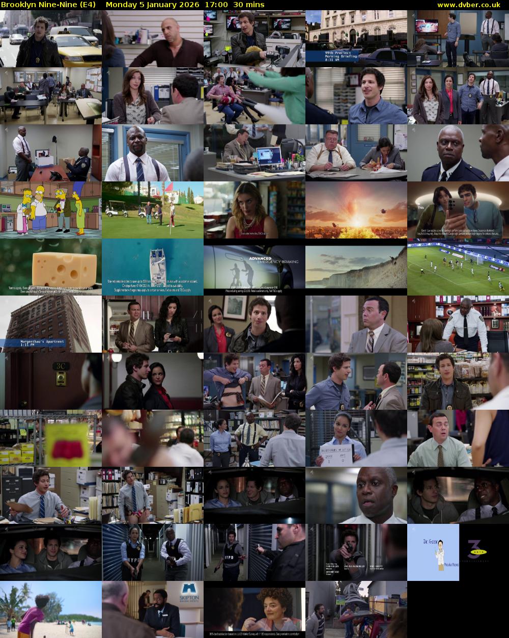 Brooklyn Nine-Nine (E4) Monday 5 January 2026 17:00 - 17:30