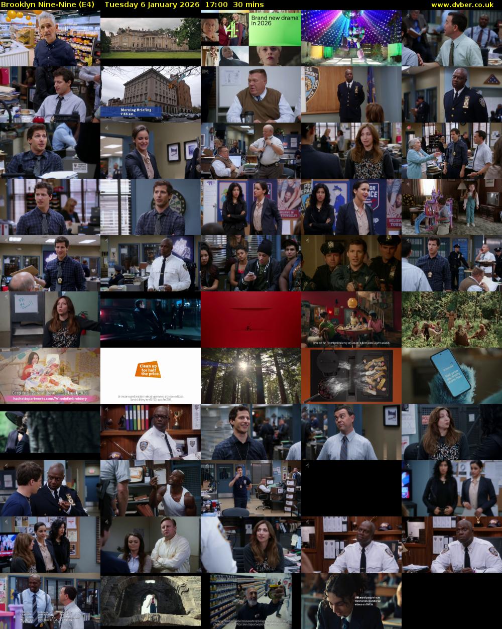 Brooklyn Nine-Nine (E4) Tuesday 6 January 2026 17:00 - 17:30