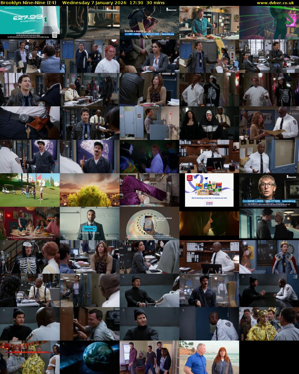 Brooklyn Nine-Nine (E4) Wednesday 7 January 2026 17:30 - 18:00