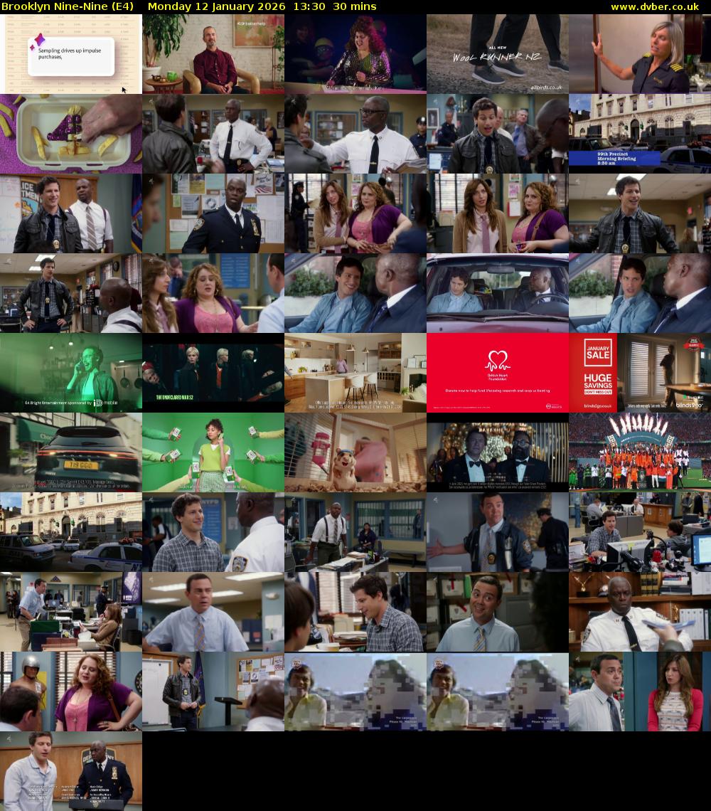 Brooklyn Nine-Nine (E4) Monday 12 January 2026 13:30 - 14:00