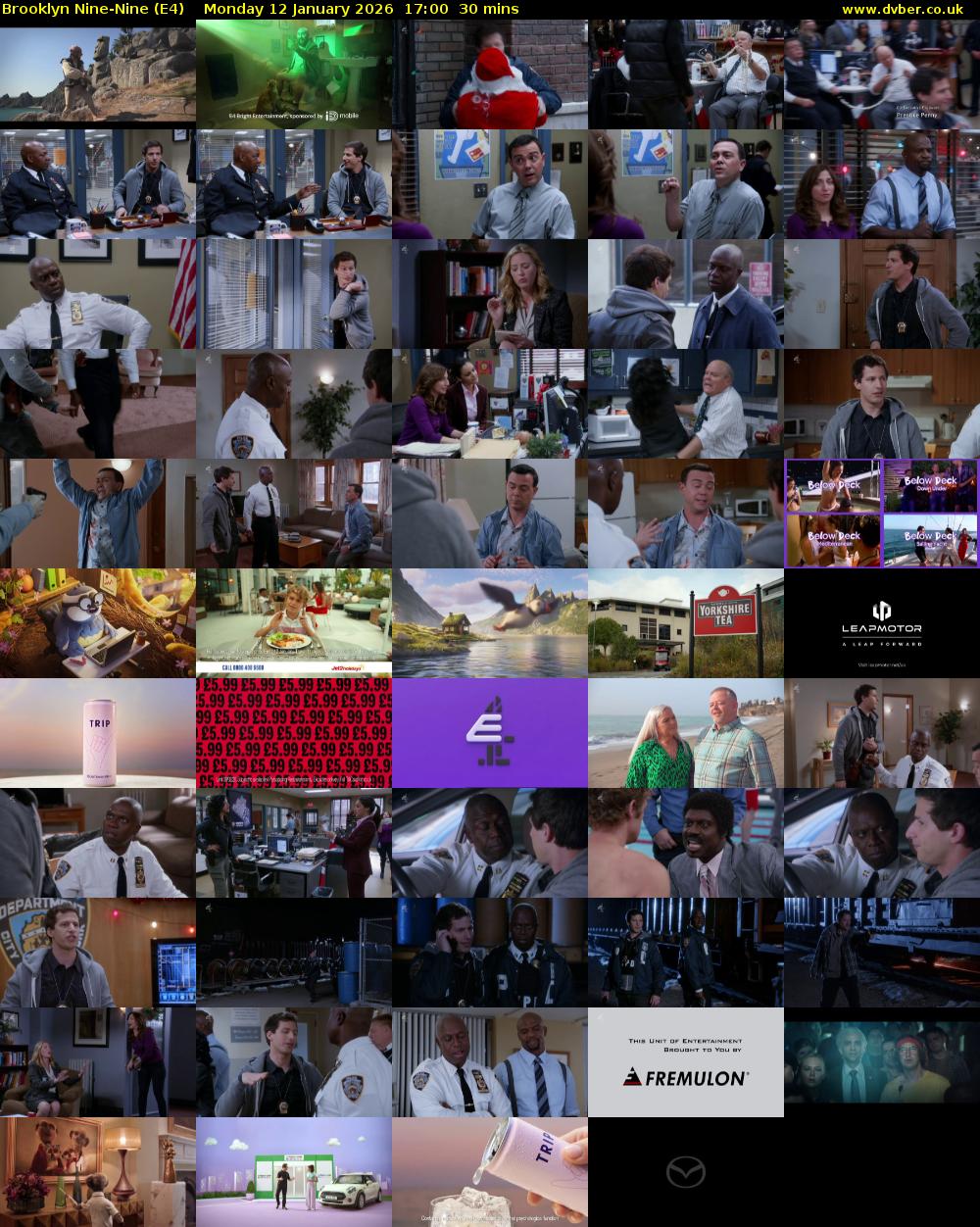 Brooklyn Nine-Nine (E4) Monday 12 January 2026 17:00 - 17:30