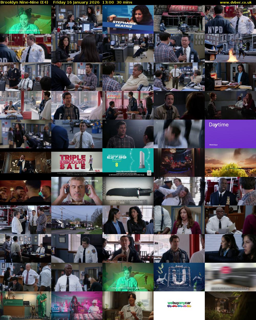 Brooklyn Nine-Nine (E4) Friday 16 January 2026 13:00 - 13:30