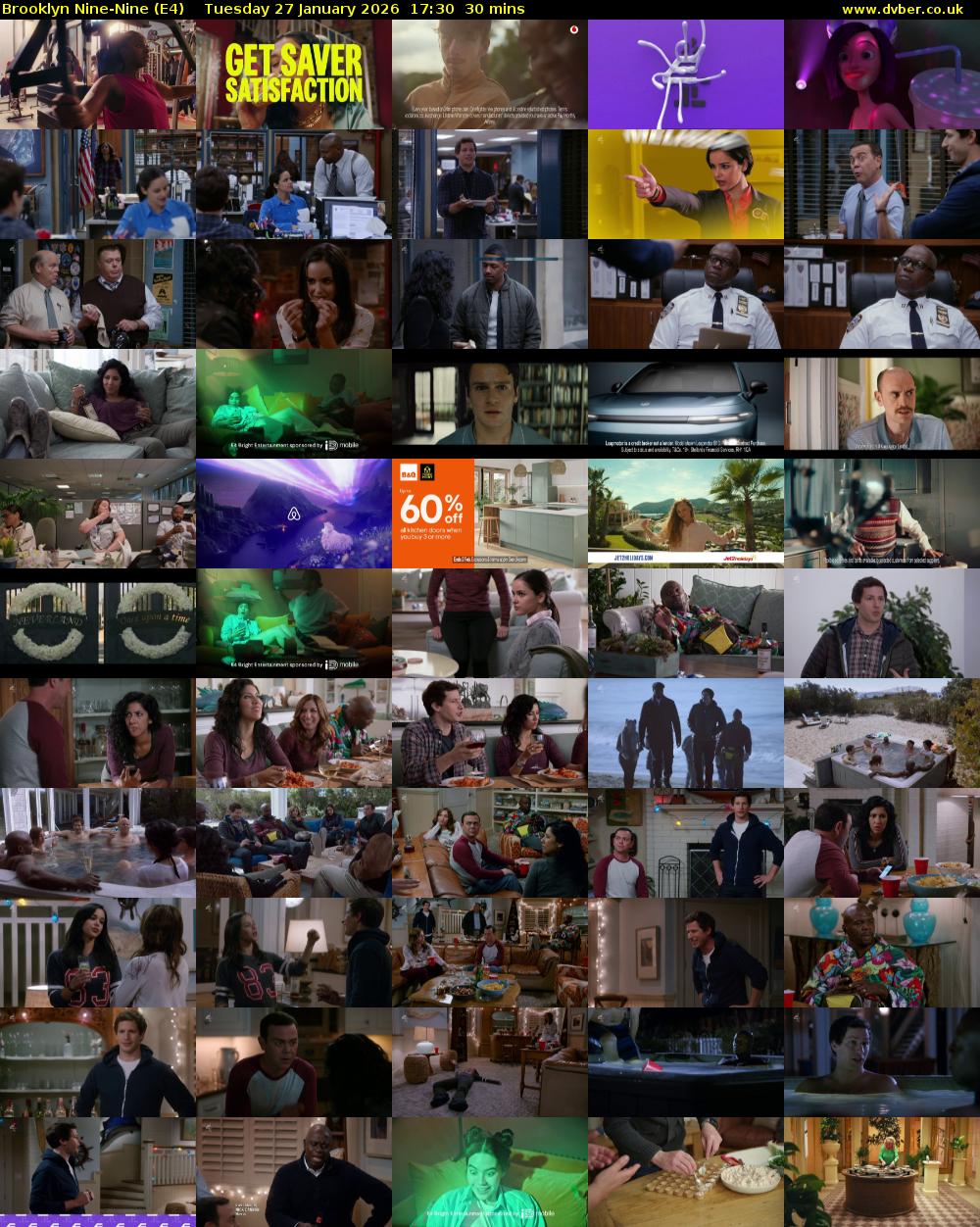 Brooklyn Nine-Nine (E4) Tuesday 27 January 2026 17:30 - 18:00