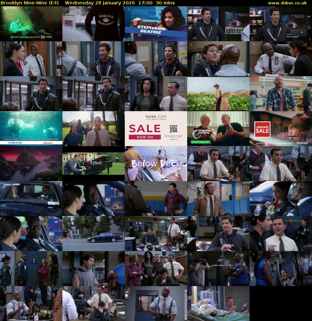 Brooklyn Nine-Nine (E4) Wednesday 28 January 2026 17:00 - 17:30