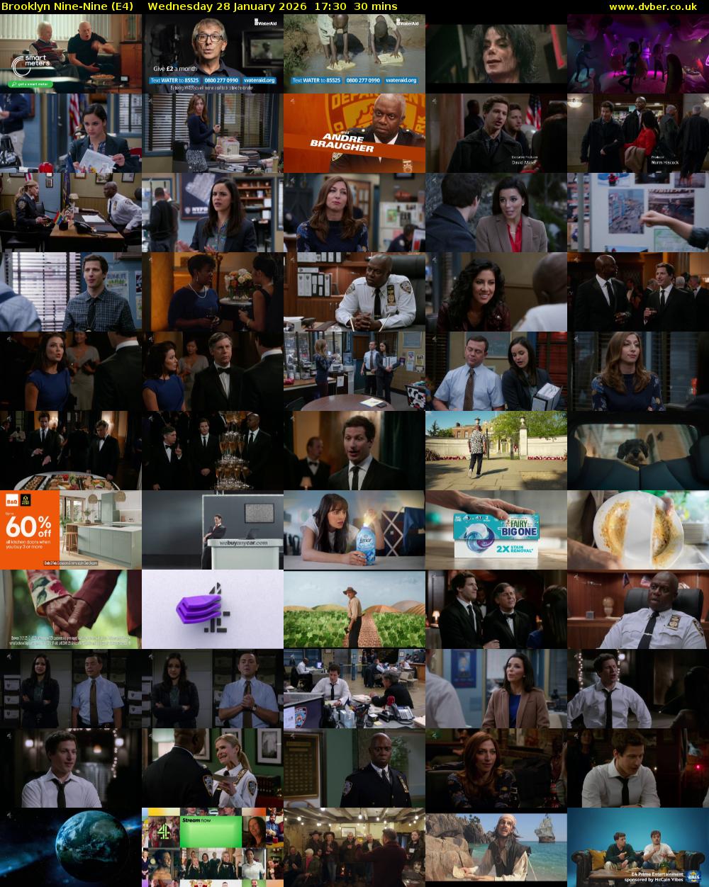 Brooklyn Nine-Nine (E4) Wednesday 28 January 2026 17:30 - 18:00