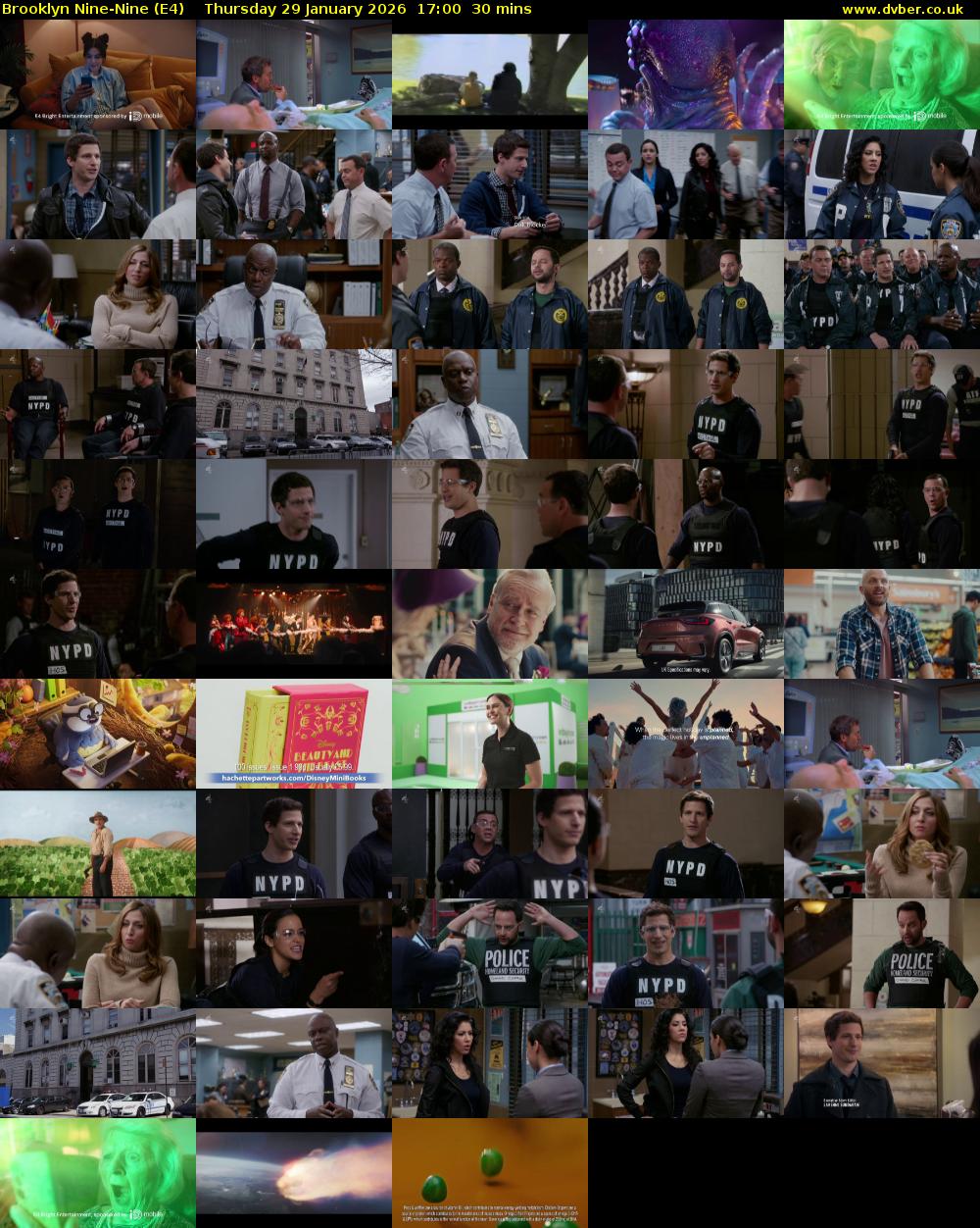 Brooklyn Nine-Nine (E4) Thursday 29 January 2026 17:00 - 17:30