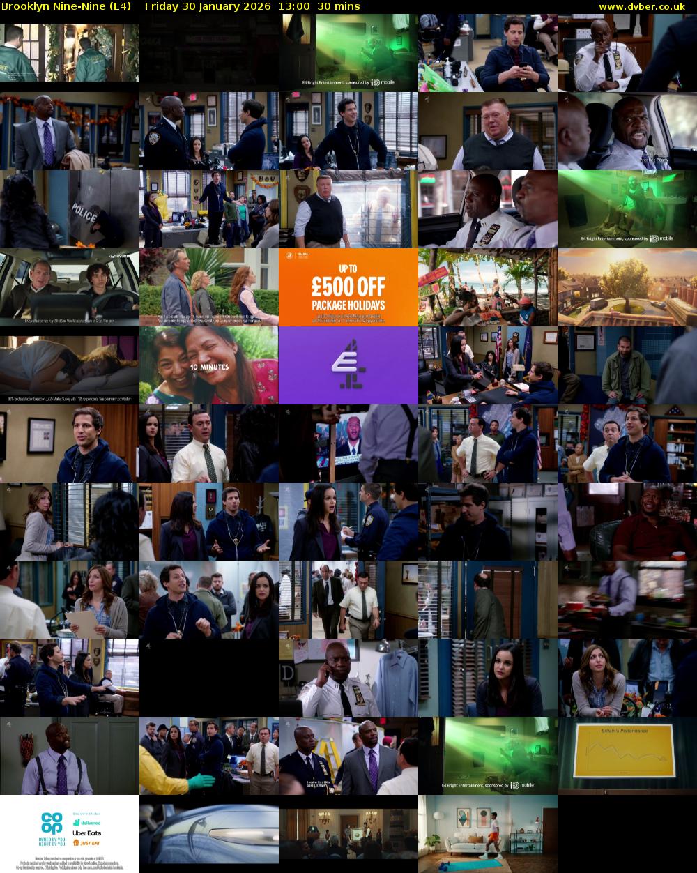 Brooklyn Nine-Nine (E4) Friday 30 January 2026 13:00 - 13:30