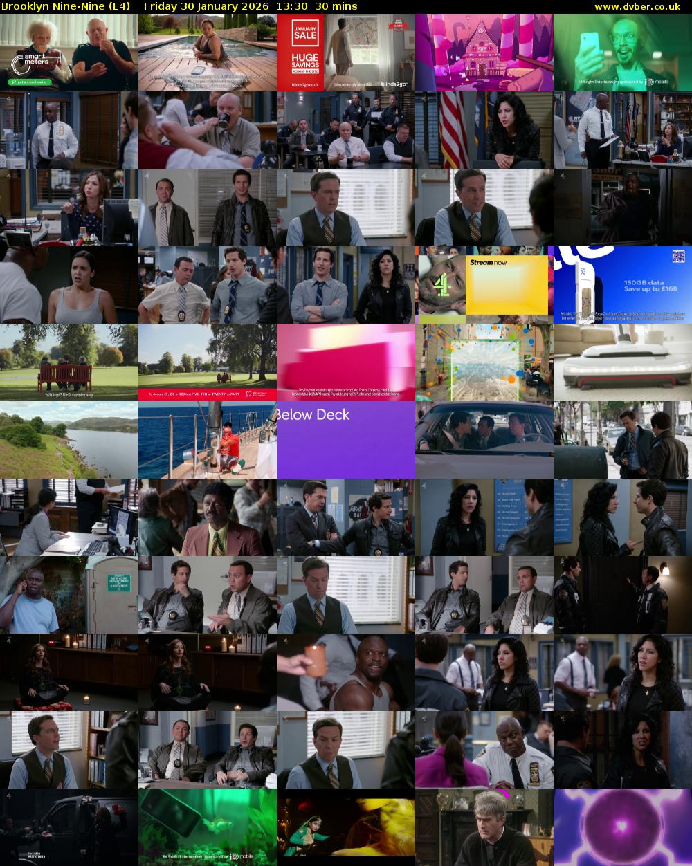Brooklyn Nine-Nine (E4) Friday 30 January 2026 13:30 - 14:00