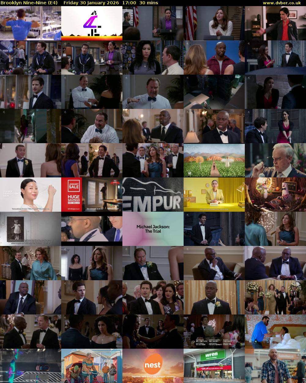 Brooklyn Nine-Nine (E4) Friday 30 January 2026 17:00 - 17:30