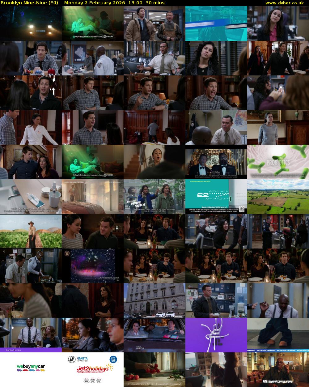 Brooklyn Nine-Nine (E4) Monday 2 February 2026 13:00 - 13:30