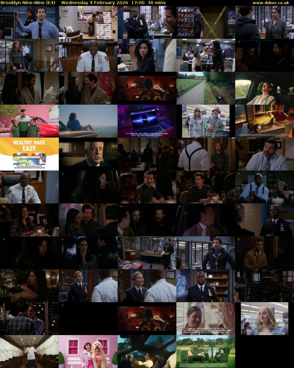 Brooklyn Nine-Nine (E4) Wednesday 4 February 2026 17:00 - 17:30