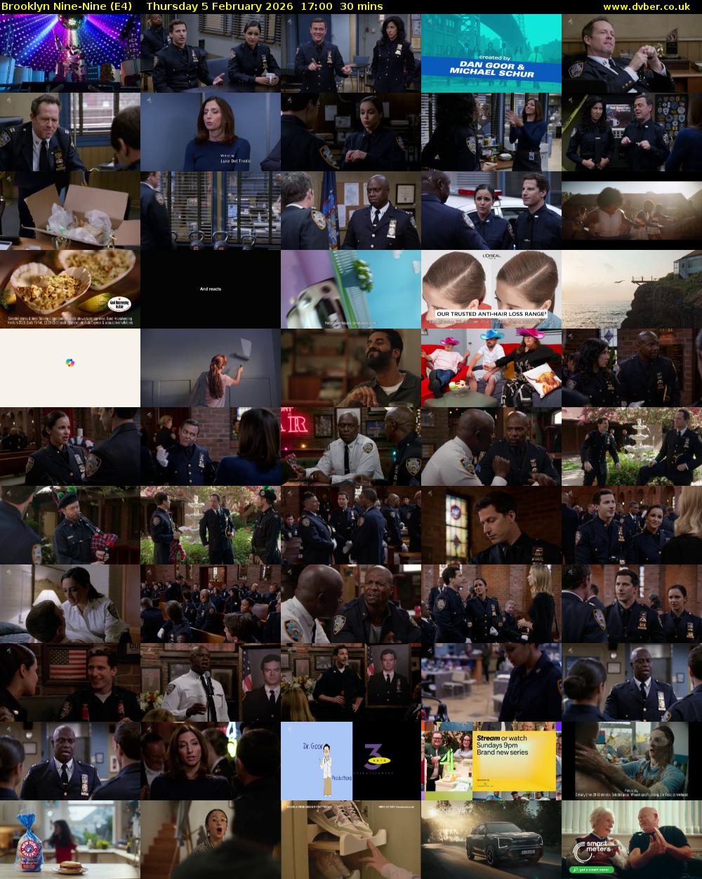 Brooklyn Nine-Nine (E4) Thursday 5 February 2026 17:00 - 17:30
