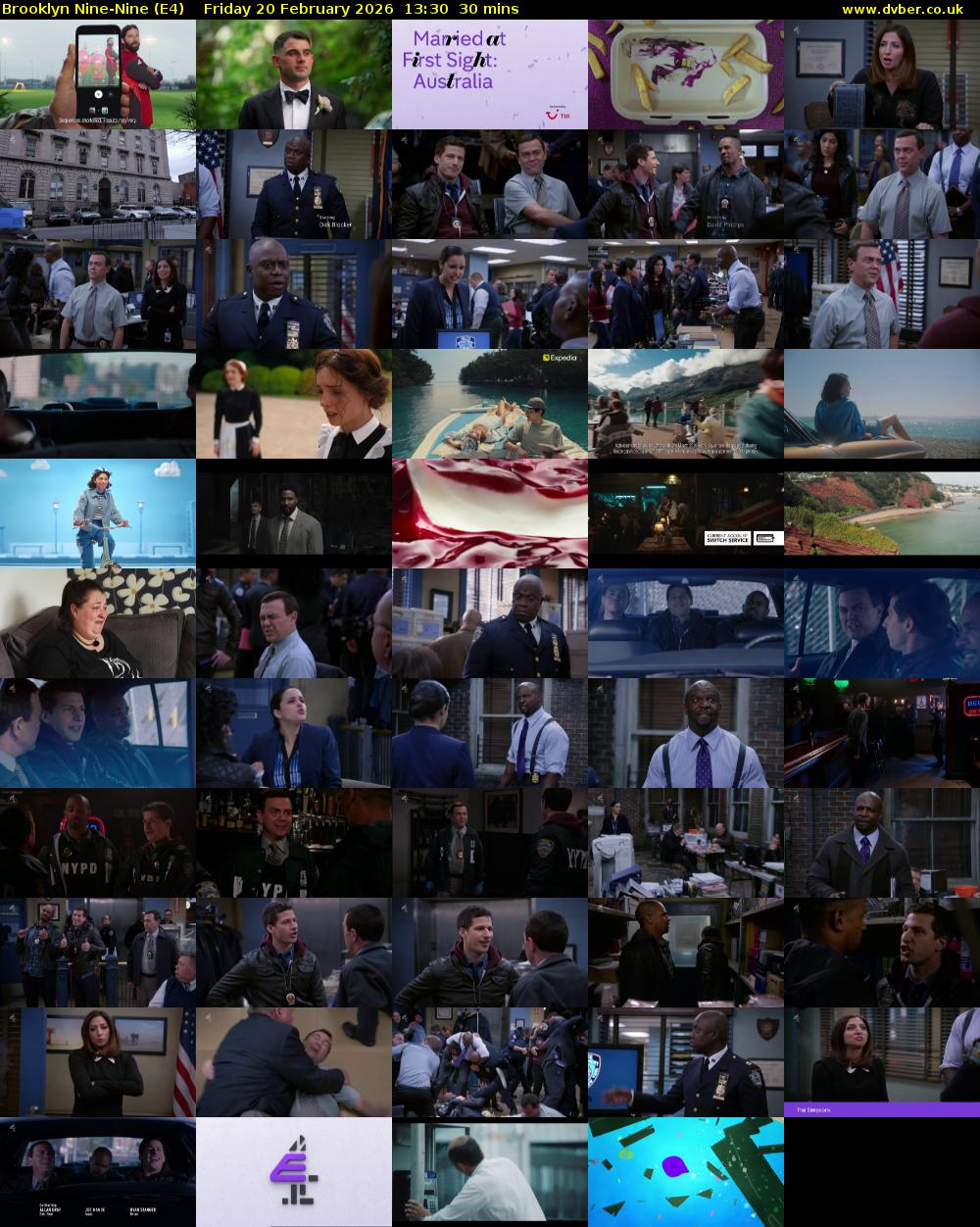 Brooklyn Nine-Nine (E4) Friday 20 February 2026 13:30 - 14:00
