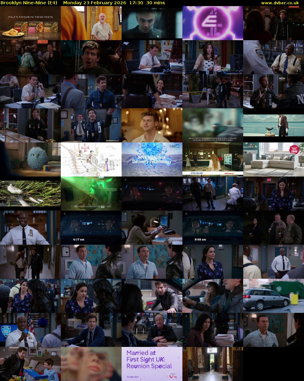 Brooklyn Nine-Nine (E4) Monday 23 February 2026 17:30 - 18:00