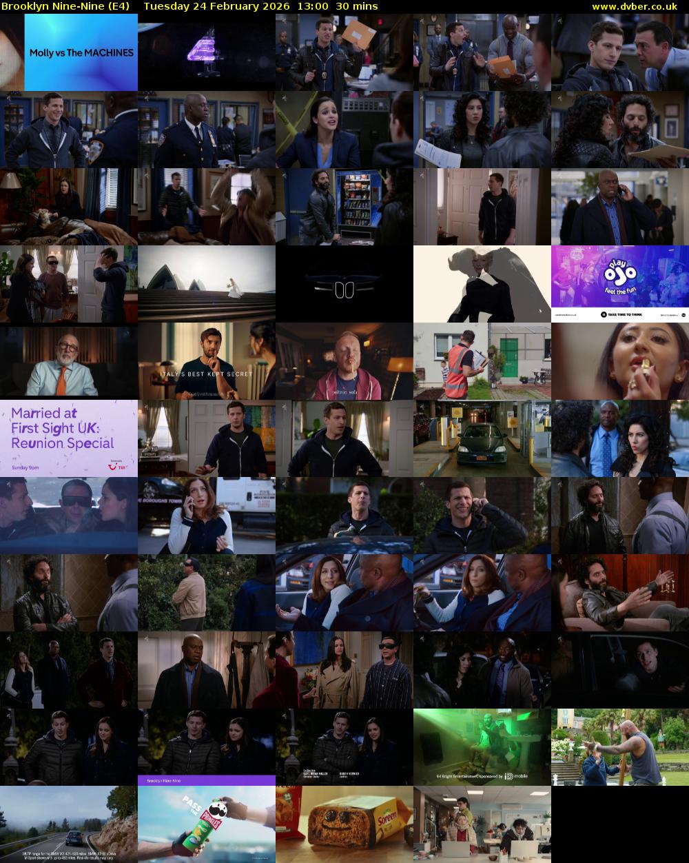 Brooklyn Nine-Nine (E4) Tuesday 24 February 2026 13:00 - 13:30