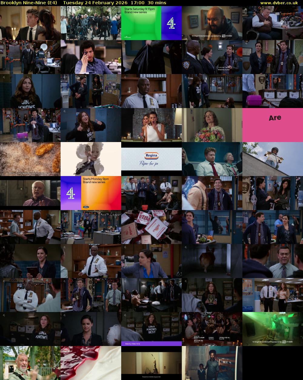 Brooklyn Nine-Nine (E4) Tuesday 24 February 2026 17:00 - 17:30