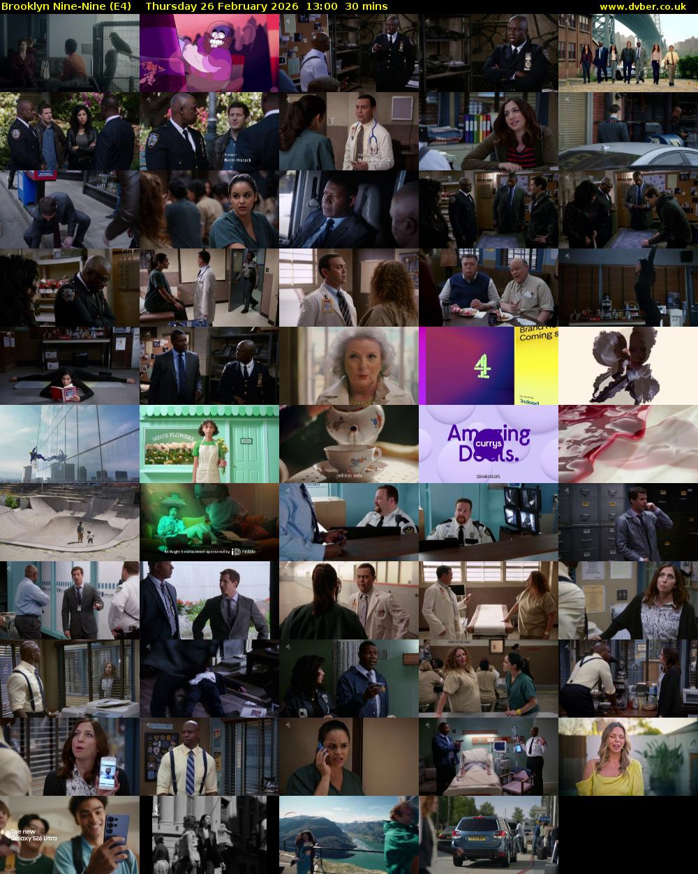 Brooklyn Nine-Nine (E4) Thursday 26 February 2026 13:00 - 13:30