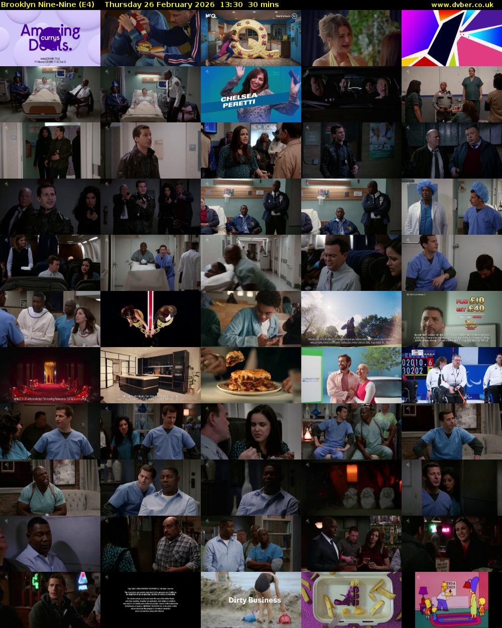 Brooklyn Nine-Nine (E4) Thursday 26 February 2026 13:30 - 14:00