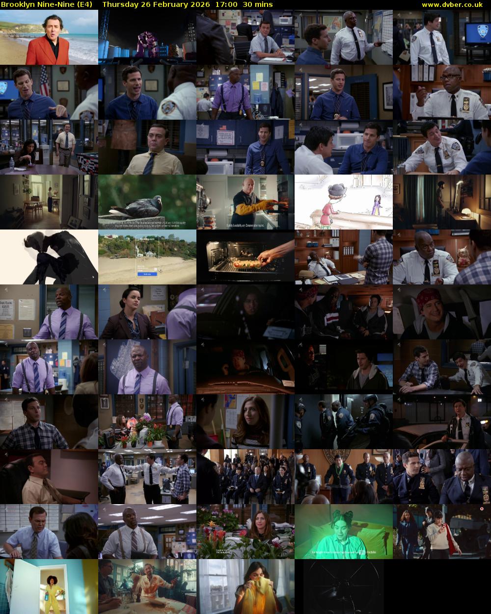 Brooklyn Nine-Nine (E4) Thursday 26 February 2026 17:00 - 17:30