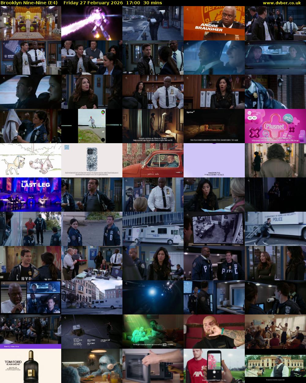 Brooklyn Nine-Nine (E4) Friday 27 February 2026 17:00 - 17:30