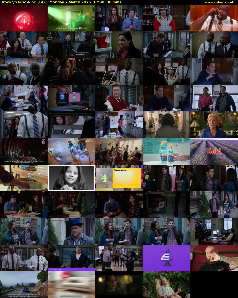 Brooklyn Nine-Nine (E4) Monday 2 March 2026 17:00 - 17:30