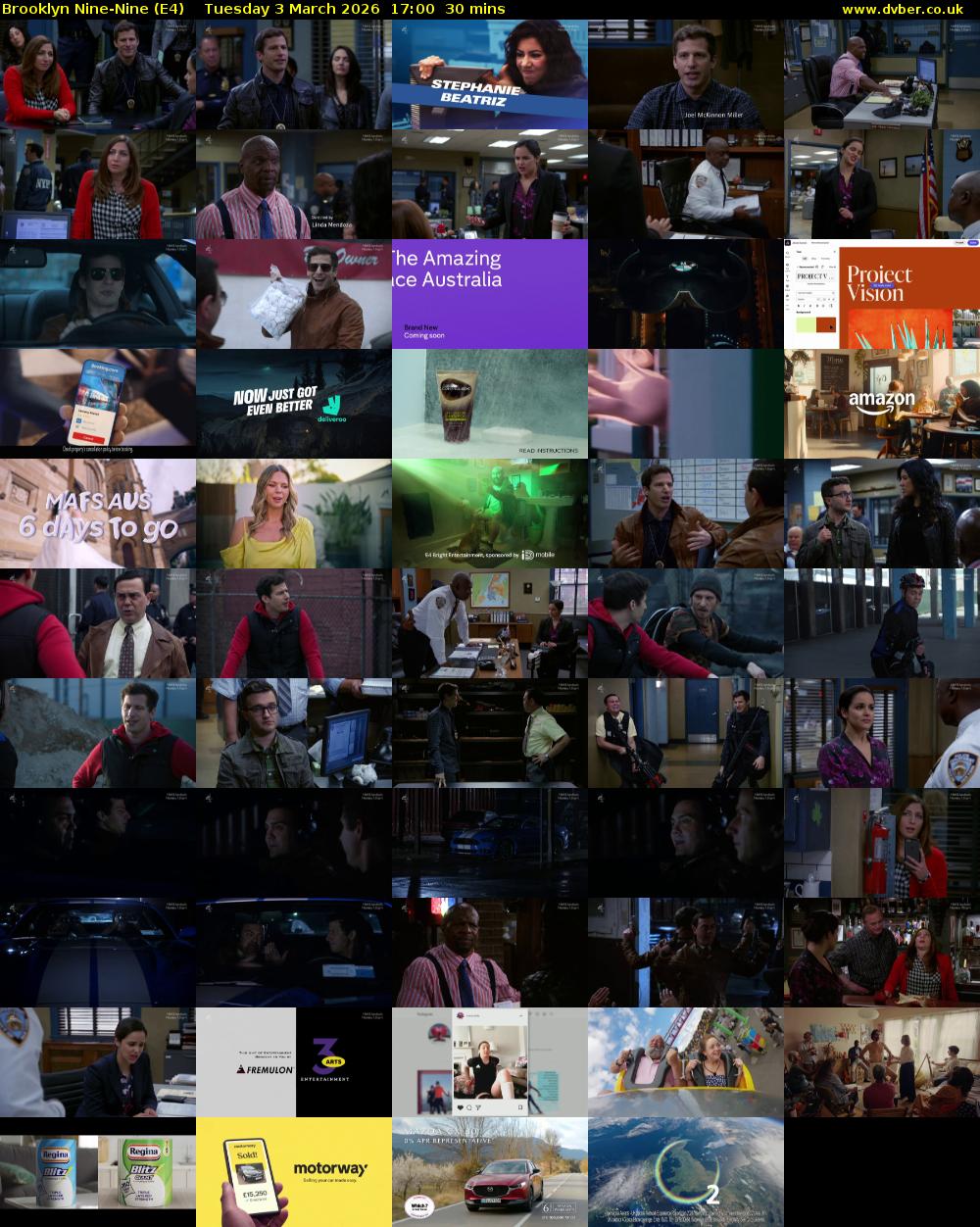 Brooklyn Nine-Nine (E4) Tuesday 3 March 2026 17:00 - 17:30