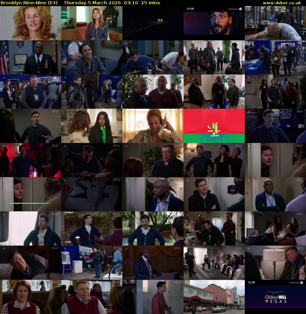 Brooklyn Nine-Nine (E4) Thursday 5 March 2026 03:10 - 03:35