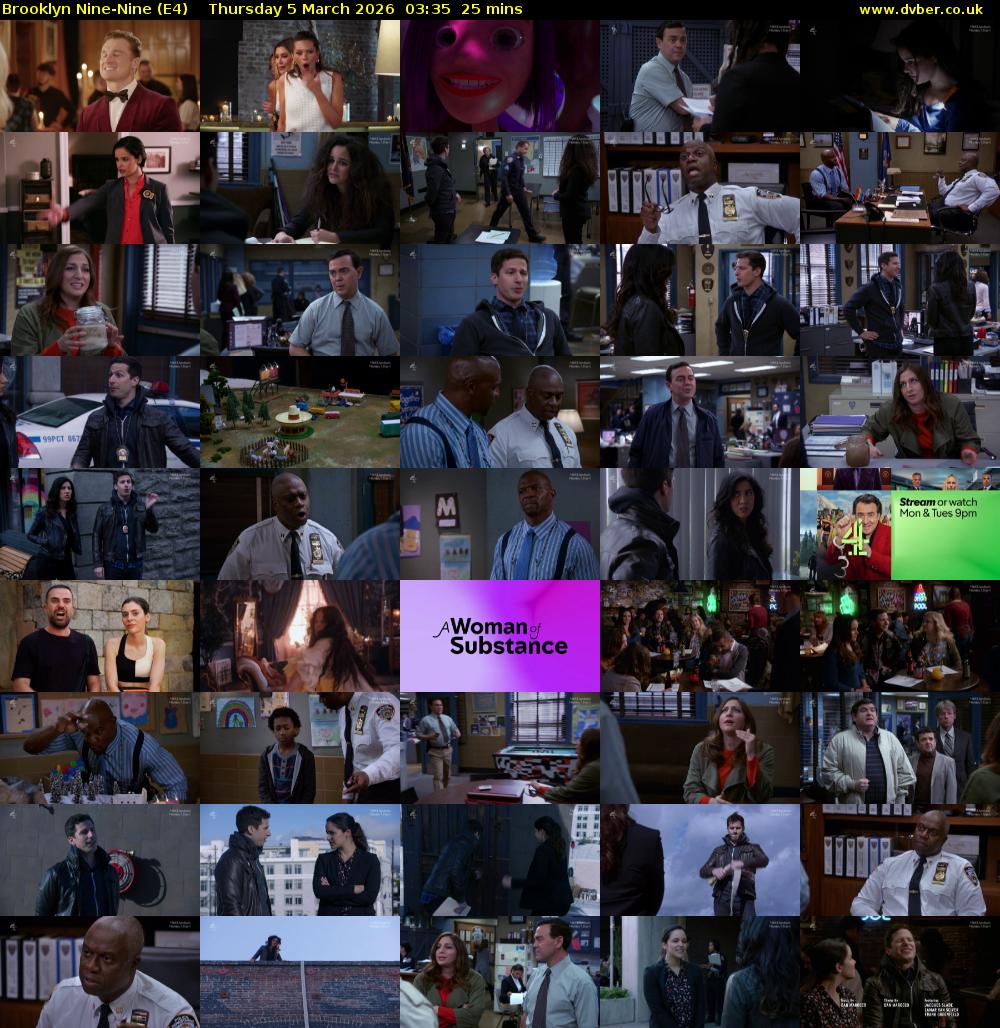 Brooklyn Nine-Nine (E4) Thursday 5 March 2026 03:35 - 04:00