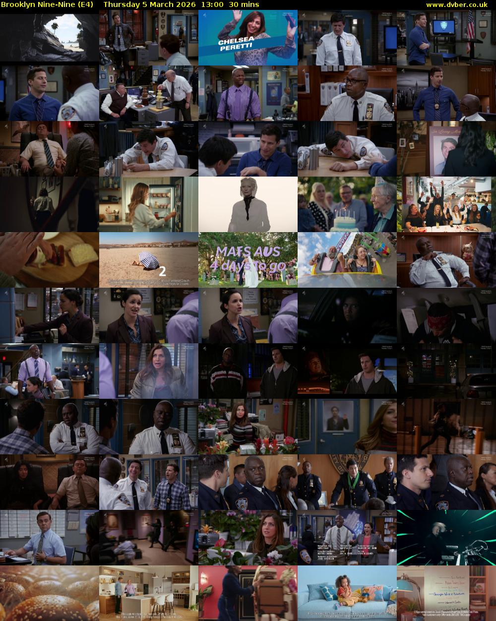 Brooklyn Nine-Nine (E4) Thursday 5 March 2026 13:00 - 13:30