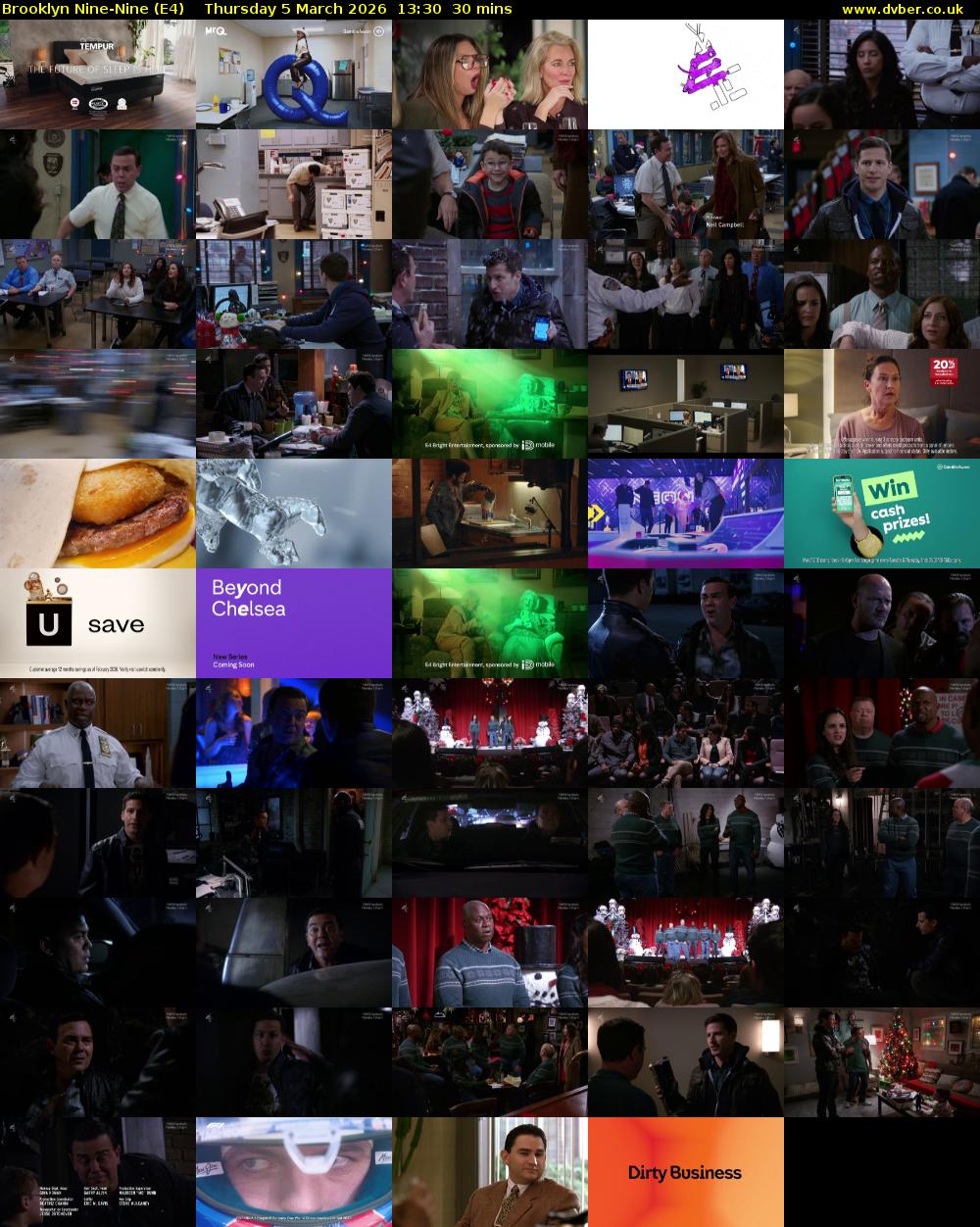 Brooklyn Nine-Nine (E4) Thursday 5 March 2026 13:30 - 14:00