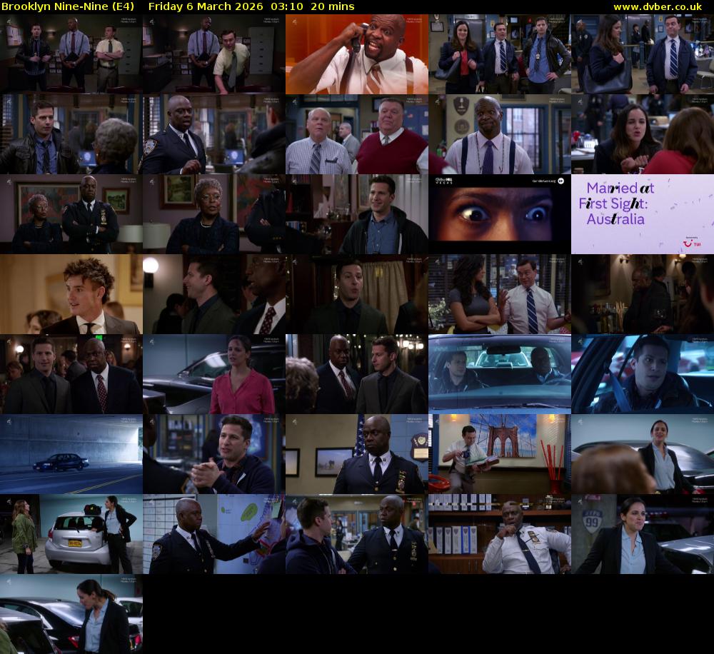 Brooklyn Nine-Nine (E4) Friday 6 March 2026 03:10 - 03:30
