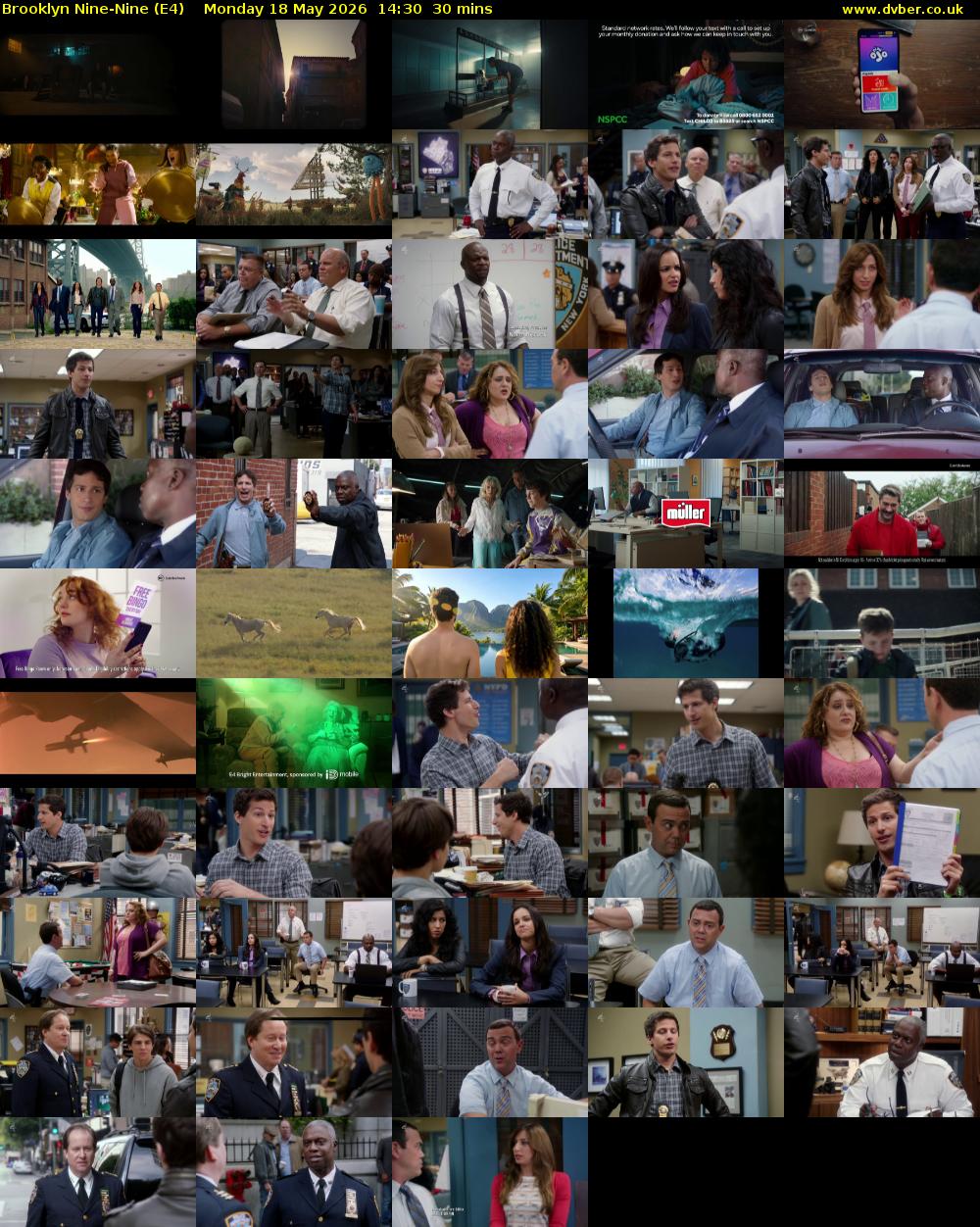 Brooklyn Nine-Nine (E4) Monday 18 May 2026 14:30 - 15:00