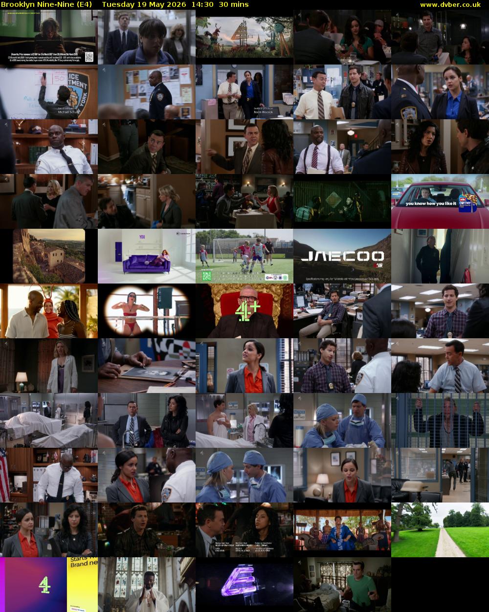 Brooklyn Nine-Nine (E4) Tuesday 19 May 2026 14:30 - 15:00