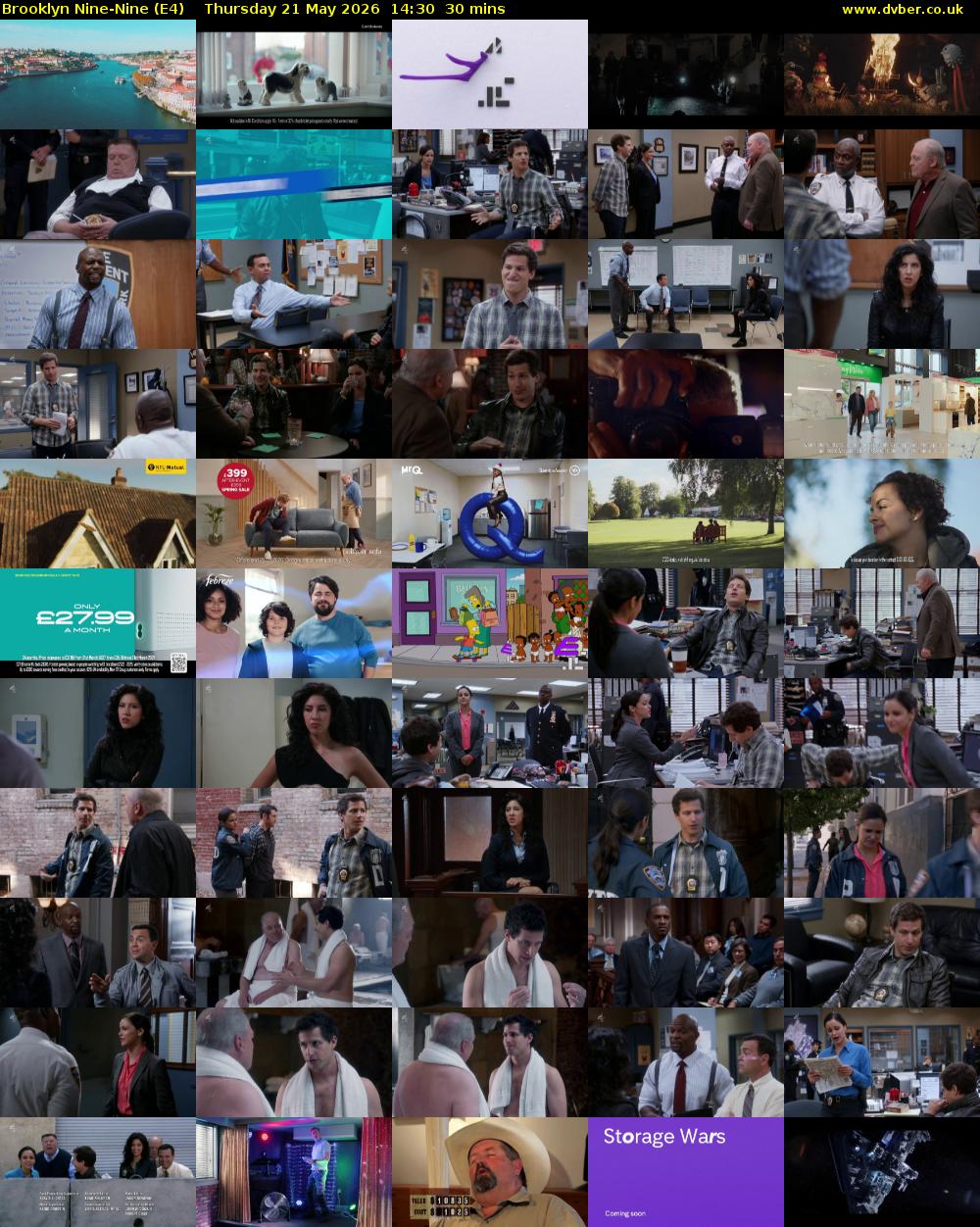 Brooklyn Nine-Nine (E4) Thursday 21 May 2026 14:30 - 15:00