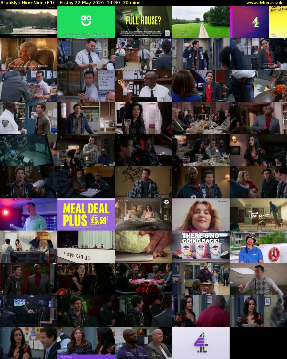 Brooklyn Nine-Nine (E4) Friday 22 May 2026 14:30 - 15:00