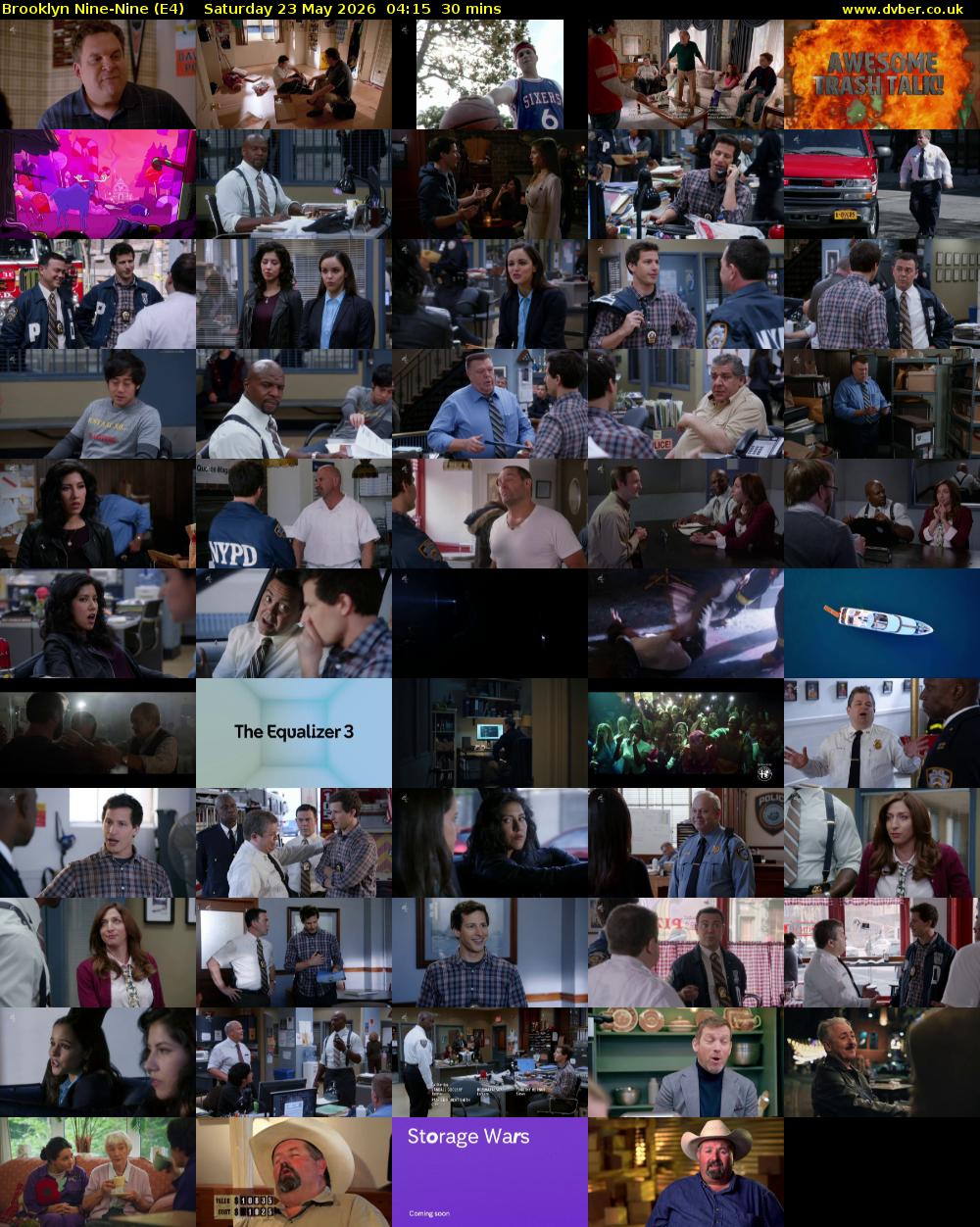 Brooklyn Nine-Nine (E4) Saturday 23 May 2026 04:15 - 04:45