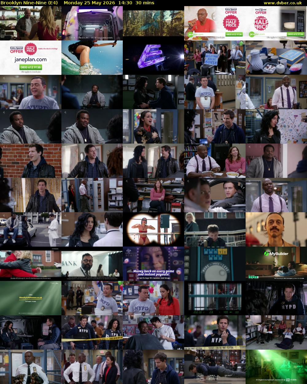 Brooklyn Nine-Nine (E4) Monday 25 May 2026 14:30 - 15:00
