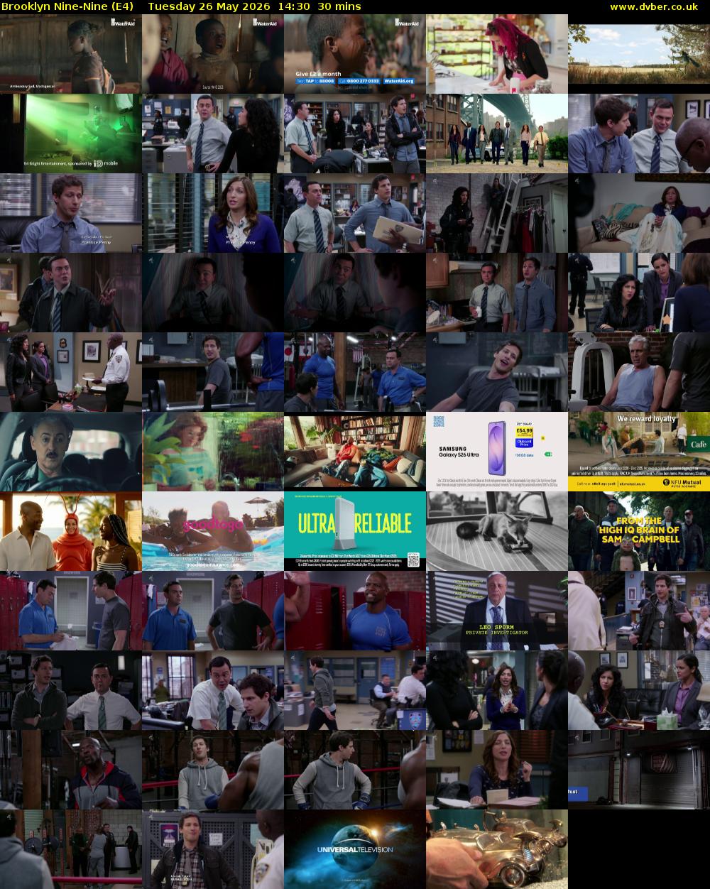 Brooklyn Nine-Nine (E4) Tuesday 26 May 2026 14:30 - 15:00