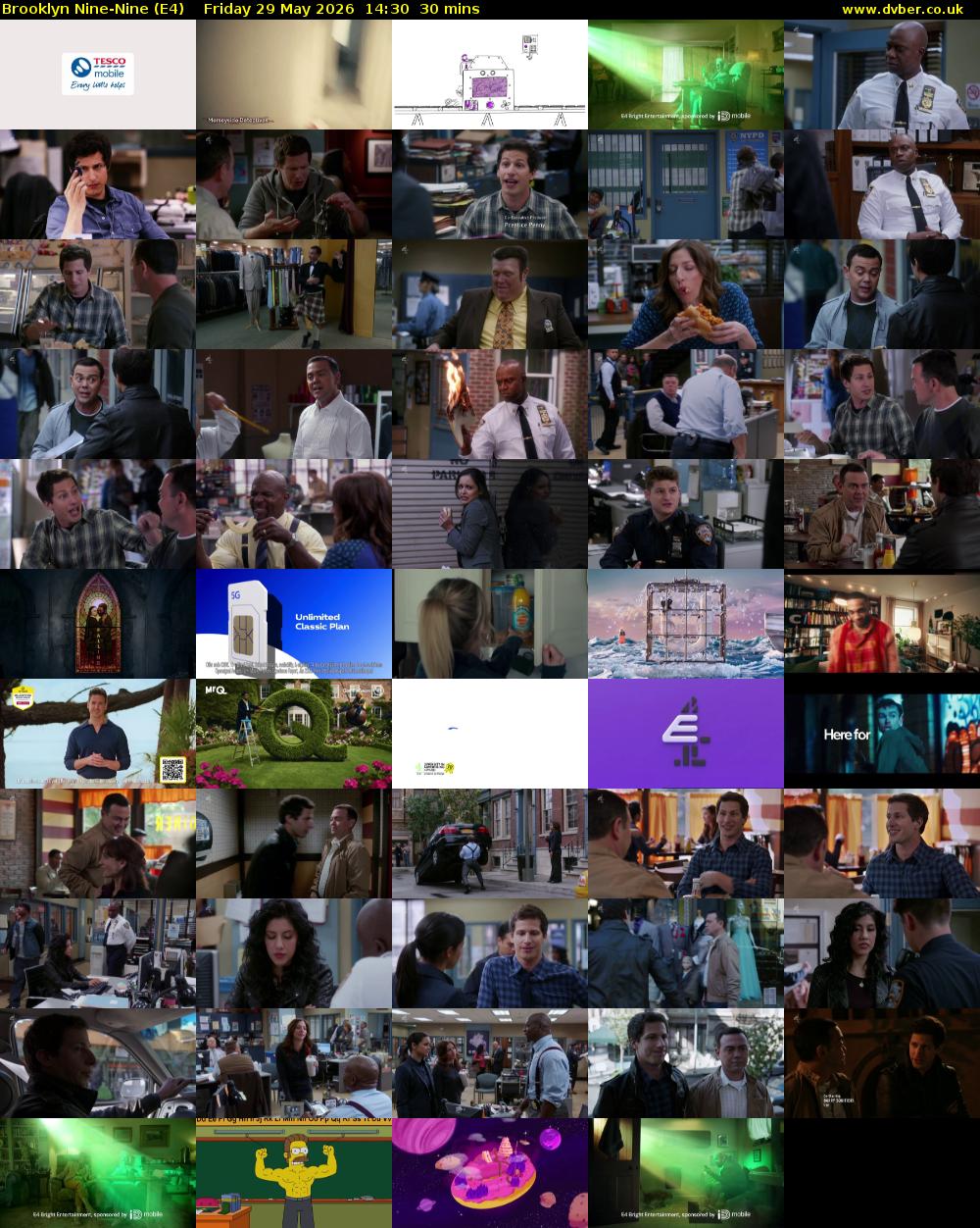 Brooklyn Nine-Nine (E4) Friday 29 May 2026 14:30 - 15:00