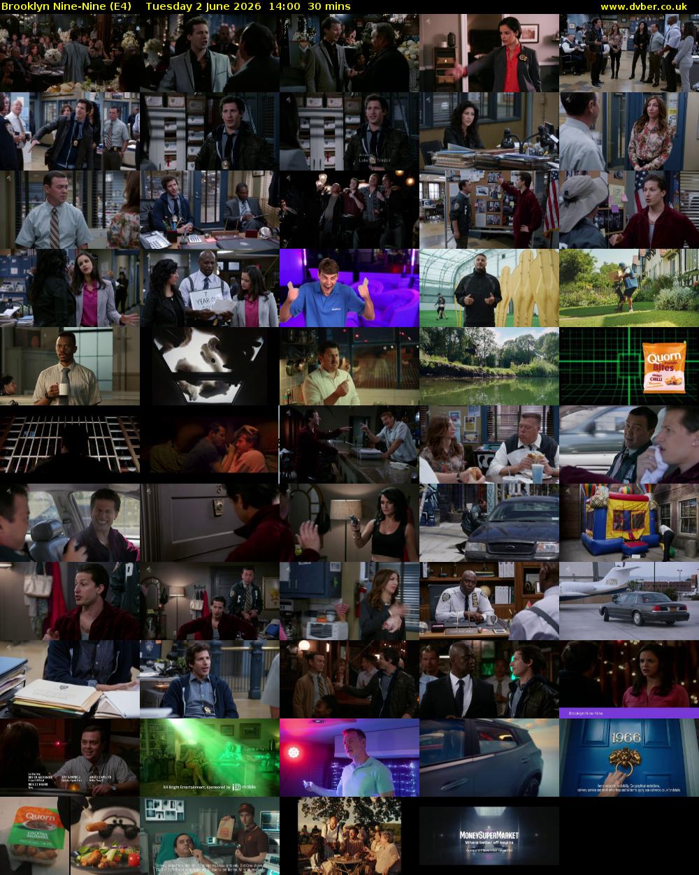 Brooklyn Nine-Nine (E4) Tuesday 2 June 2026 14:00 - 14:30