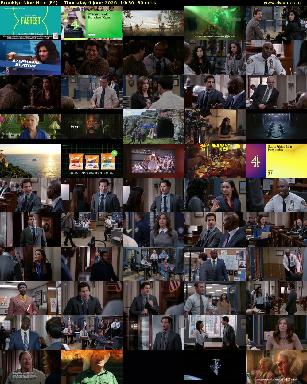 Brooklyn Nine-Nine (E4) Thursday 4 June 2026 14:30 - 15:00