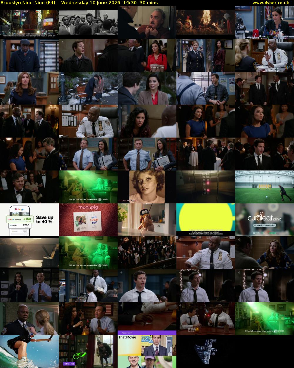 Brooklyn Nine-Nine (E4) Wednesday 10 June 2026 14:30 - 15:00