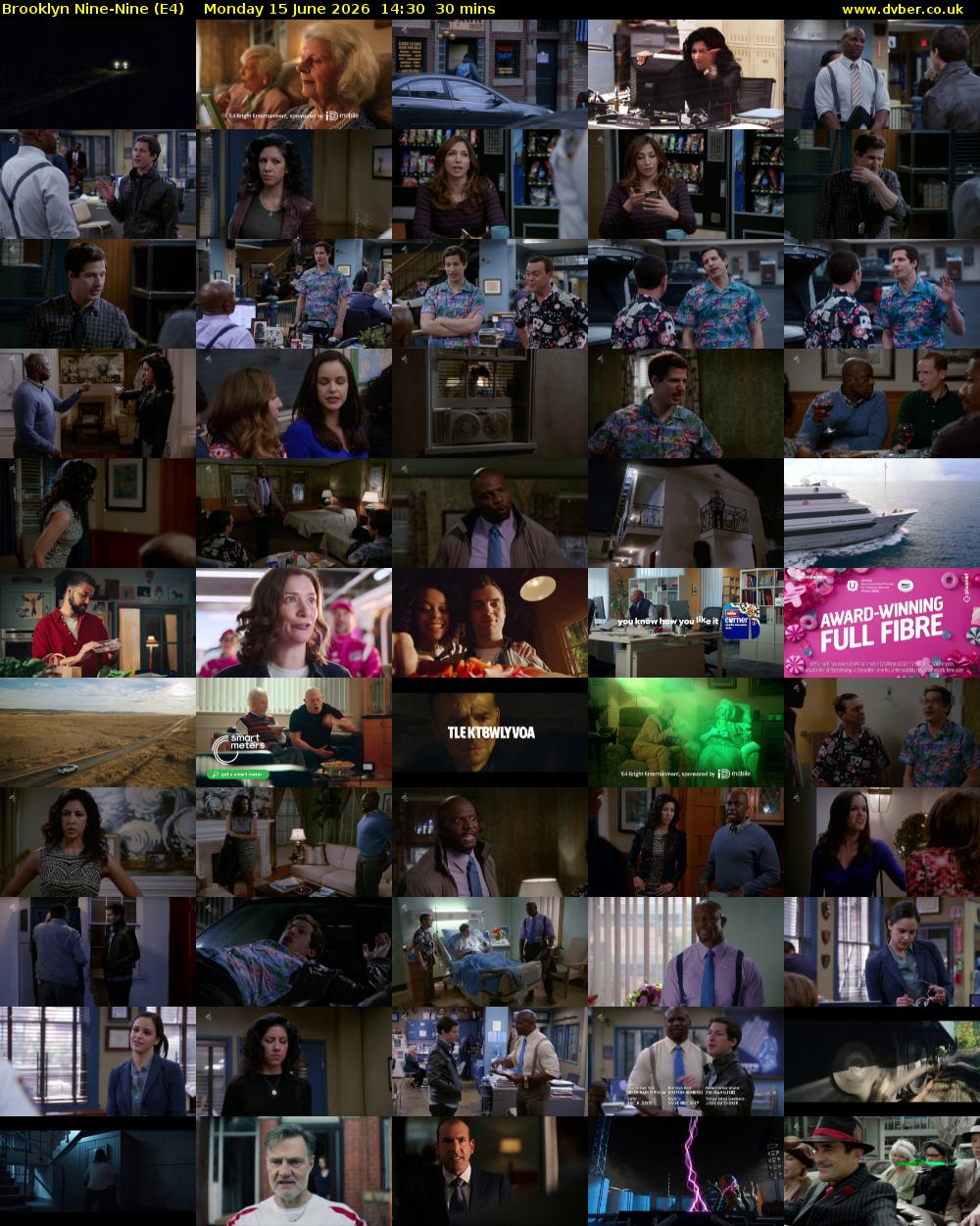Brooklyn Nine-Nine (E4) Monday 15 June 2026 14:30 - 15:00