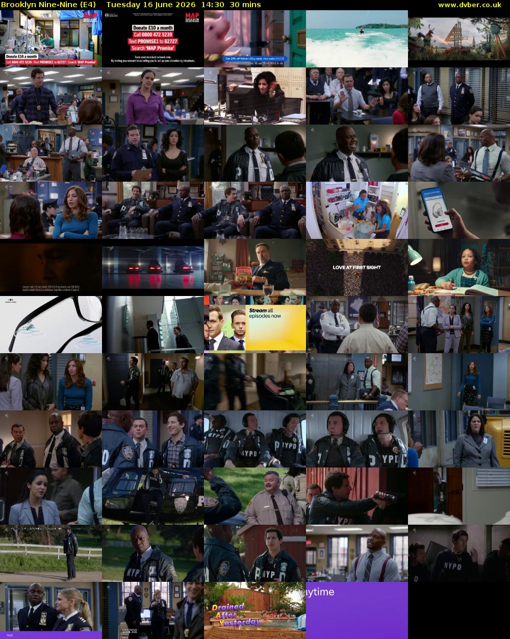 Brooklyn Nine-Nine (E4) Tuesday 16 June 2026 14:30 - 15:00