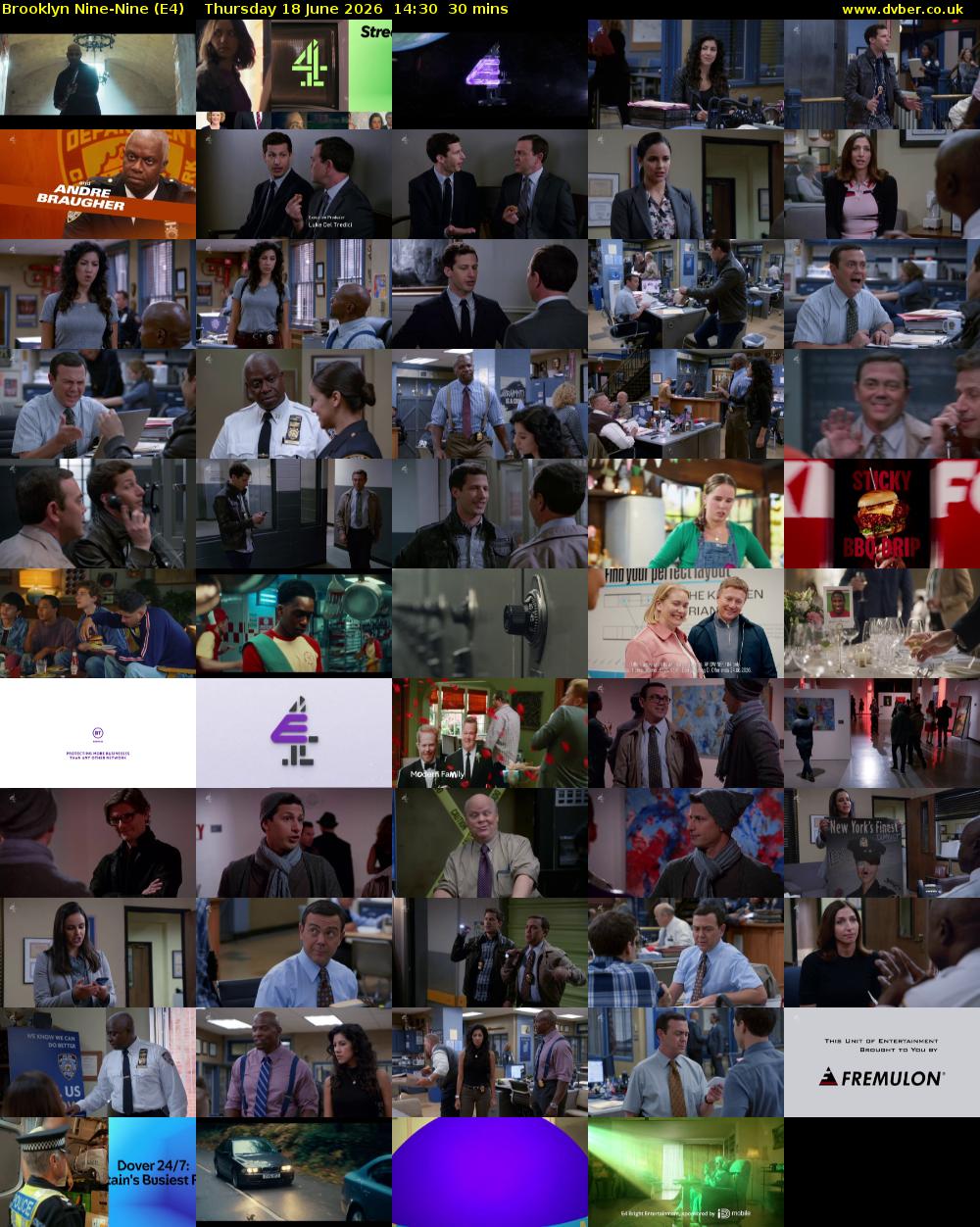 Brooklyn Nine-Nine (E4) Thursday 18 June 2026 14:30 - 15:00